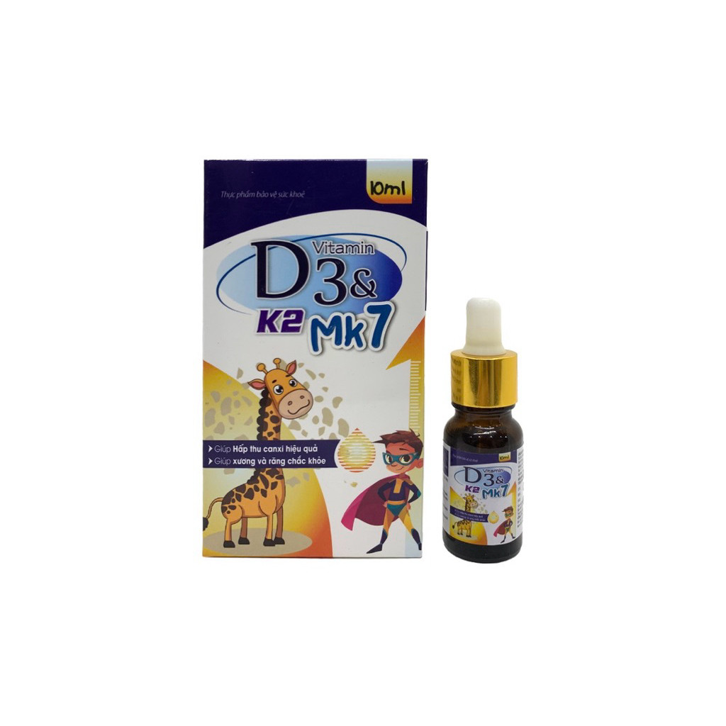 Vitamin D3 K2 MK7 lọ 10ml | Shopee Việt Nam