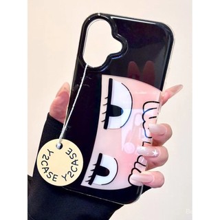 Ốp Điện Thoại Thích Hợp Cho iPhone Cô Gái Mắt To Dễ Thương Thích Hợp Cho iPhone17iPhone16promax Ốp Điện Thoại 15 / 14 / 13 Phong Cách Mới 12 Vỏ Bảo Vệ Toàn Diện 5SPV