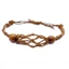 BTF Trống Đá Giá Đỡ Vòng Tay Pha Lê Giá Đỡ Vòng Tay Dây Có Thể Điều Chỉnh Dây Vòng Tay Handmade Dệt Lưới Lồng Giá Đỡ
