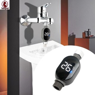 Vòi Nhiệt Kế Nước Nhiệt Kế Tắm Chính Xác Màn Hình LCD Chống Thấm Nước Màu Đen 0 ~ 99°C