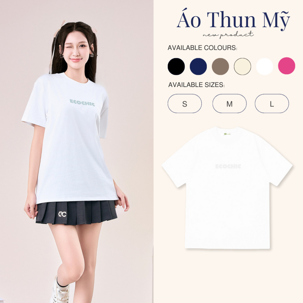（Giao hàng 24h）Angela Áo Phông Basic Angela Local Brand Chính Hãng Unisex Form Rộng Oversize Premium Cotton 100%