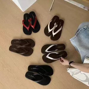 TT Phiên Bản Hàn Quốc Flat Flip-Flops Nữ Mùa Hè 2026 Đế Mềm Chống Trơn Trượt Lật Dép Đi Biển Giày San