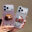 Thích hợp cho Apple 17PM Vỏ điện thoại DIY Luxury Full Diamond 16pm Vỏ bảo vệ Kim cương cao cấp 17pro Mèo con ba chiều