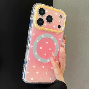 Ốp Điện Thoại Ngôi Sao Dần Từ Tính Cho iPhone 17 Pro Max 16 15 14 Vỏ Bảo Vệ Chống Sốc