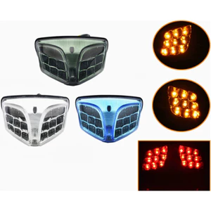 Thích hợp cho GSX-R 600 / 750 / 1000 Đèn hậu phía sau LED tích hợp Đèn phanh phía sau Bộ đèn báo rẽ