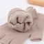 CANAMEK 1 Đôi Nhiều Màu Sắc Dệt Kim Ngắn Nửa Ngón Găng Tay Thu Đông Dệt Kim Co Giãn Ấm Cổ Tay Găng Tay Màu Trơn Mùa Đông Phụ Kiện Đi Xe Đạp CSF