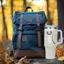 HL 40oz Túi Đựng Bình Nước Có Thể Điều Chỉnh Dây Đeo Vai Cốc Tay Màu Trơn Giữ Chai Cho Đi Bộ Đường Dài Ngoài Trời LMWU