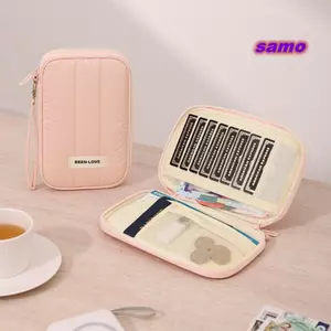 Túi đựng hộ chiếu dây kéo SAMO, Hộp đựng hộ chiếu RFID màu trơn, Túi đựng du lịch chống trộm chống nước