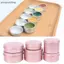 AA 5-180ml Lọ Kem Thiếc Mỹ Phẩm Son Dưỡng Môi Hộp Đựng Móng Tay Tẩy Trang Thủ Công Nồi Chai Có Thể Đổ Lại Vít Chủ Đề Rỗng Nến Hộp VN
