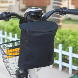 Túi đựng đồ OUSXA, Túi đựng tay cầm bằng vải chống thấm nước, Túi treo dây kéo có thể tháo rời chất lượng cao Xe máy Xe điện