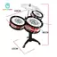 Trẻ em Bộ gõ trống Đồ chơi giáo dục Trống Jazz Acoustic Bộ thực hành đầy đủ để học tập và chơi tại nhà