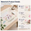 Thảm lót bàn chó con may mắn 35x80cm chống nước dễ lau da PVC lót chuột lớn cho bàn học văn phòng ký túc dễ thương