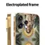 Ốp Lưng Cho OPPO Reno15 Pro Reno15F Peace Dove Flower In Series Da Mạ Điện Cạnh Chống Rơi Vỏ Điện Thoại