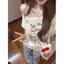 Cổ chéo Pure Desire Một vai Hot Girl Áo thun ngắn tay gợi cảm dành cho nữ lệch vai