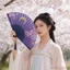 Lụa Cổ Gấp Quạt Nữ Đầu Lụa Phong Cách Trung Hoa Vừa Cao Cấp Quạt Bán Trong Suốt Gấp Di Động Thủ Công Vũ Quạt