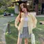 Áo sơ mi trắng dáng rộng chống nhăn mùa hè Slimer Look All-Match Lazy Style Jacket Top
