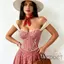 MAPLEPOET-Áo bình Corset dành cho nữ Kẻ sọc xương cá Eo Huấn luyện viên Bodyshaper
