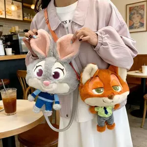 Túi đeo chéo Judy Nick sang trọng Mặt dễ thương Túi búp bê siêu dễ thương