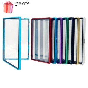 Bảo vệ thẻ GAVESTO, Khung nhôm kính hai mặt Bảo vệ thẻ phân loại PSA / CGC, Màn hình hiển thị thẻ từ tính trong suốt chống tia cực tím bền độc quyền