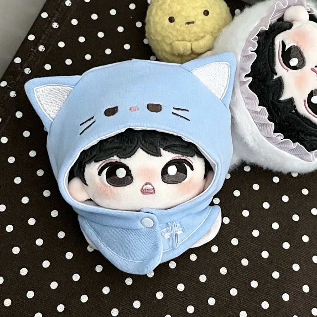 10cm Búp Bê Cotton Mèo Con Áo Khoác Dễ Thương Mặc Quần Áo Cho Bé Giá Trị Cao Không Đóng góp Cho Bé Đầu Lớn Quần Áo Cho Bé 6.18