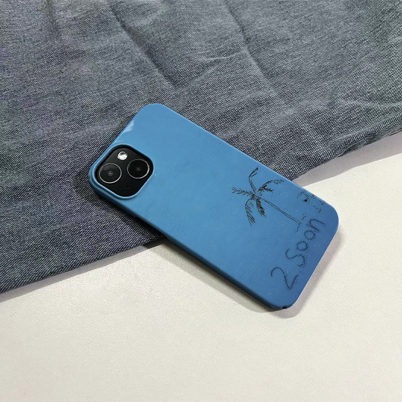 Ốp Điện Thoại QYJS Mùa Hè Thích Hợp Cho IPhone 15 14 13 ProMax 12 PRO 11 XR XSMAX 16 E 17 AIR 7 8 PLUS Phim Vỏ Cứng Bóng Phong Cách Mới Độc Đáo