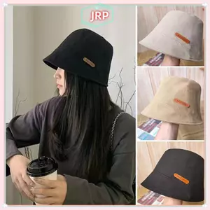 JRP Mới Thu Xuân Du Lịch Ngoài Trời Buet Hat Lady Girl Màu Trơn Tấm Che Nắng Mũ Có Thể Gập Lại Chống Nắng Người Cá Panama Lưu Vực Cap JRP