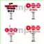 HT3 BTS Tấm Đứng Acrylic Lắc Ký Đứng THẾ GIỚI TOUR ARIRANG Ngôi Sao Để Bàn Trang Trí TH3