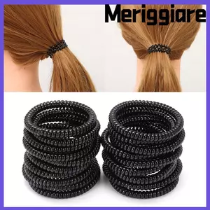 MERIGGIARE 20 Chiếc Giá Đỡ Đuôi Ngựa Thời Trang Siêu Mỏng Bé Gái Dây Điện Thoại