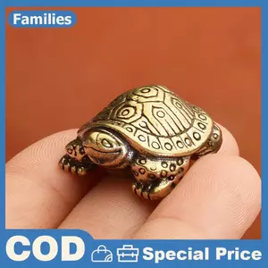1 Đồng Cổ Chắc Chắn Rùa Đồ Trang Trí Tuổi Thọ Động Vật Điêu Khắc Nhà Văn Phòng Bàn Trang Trí Mô Phỏng Trang Trí