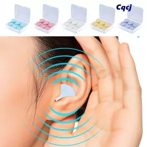 CQCJ 3 Cặp Nút Tai Bơi, Giảm Tiếng Ồn Hình Trái Tim Nút Tai, Quà Tặng Lặn Ngủ Chống Ồn Cách Âm Bịt Tai Unisex
