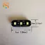 CANAMEK 1 Cái Đèn Không Dây 3Watt Công Tắc Độ Sáng Cao Đèn Led Đồ Chơi Để Làm Mô Hình Diy / -dam / Trang Trí Nhà Búp Bê / Diorama Có Pin CSF