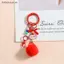 # HB # Creative Hairball Điện thoại di động Mặt dây chuyền đính cườm Diy Handmade Hairball Móc khóa Túi mặt dây chuyền hạt dễ thương Trang trí mặt dây chuyền.