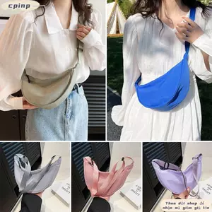 Túi đeo vai CPINCP, Túi đeo chéo Nylon hình bánh bao, Túi đeo nách thời trang dành cho học sinh