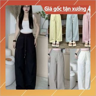[DEAL MỚI- 2 PHIÊN BẢN CHIỀU DÀI] Quần Ống Suông Chất KaKi Gió Hàn Cạp Chun Mềm Mịn Nhiều Màu_m068