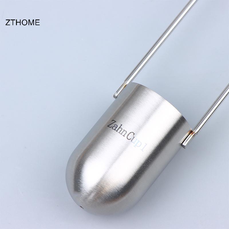ZTHOME Phòng thí nghiệm Zahn Độ nhớt Cốc thép không gỉ Đa lựa chọn Việt Nam để đo lưu lượng chất lỏng chính xác HOT