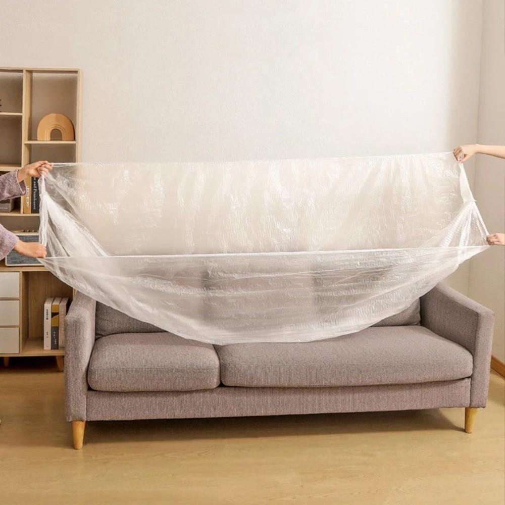 Vỏ bụi dùng một lần NORDICLIFE, Vỏ bụi nội thất trong suốt chống thấm nước, Tất cả được bọc dây rút Nhựa đàn hồi Phim bụi Giường Sofa Bàn trà Ghế