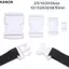 KANGN 2 / 5 / 10 / 20 / 30 Chiếc Dây Đeo Túi Khóa Cong Webbing Chất Lượng Cao 6 Kích Cỡ Paracord Vòng Tay Khóa