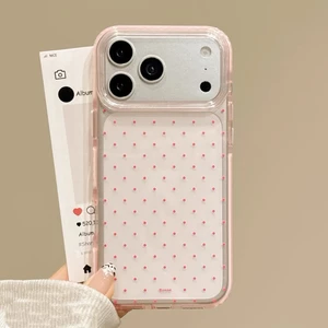 Ốp Điện Thoại Chấm Bi Cho iPhone 17 Pro Max 16 15 14 13 Vỏ Bảo Vệ Chống Sốc