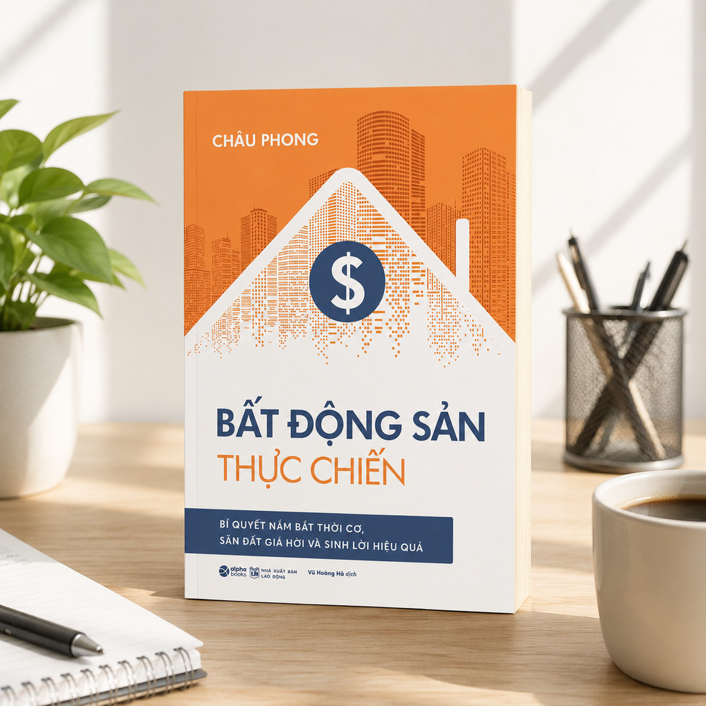 Sách - Bất Động Sản Thực Chiến - Bí Quyết Nắm Bắt Thời Cơ, Săn Đất Giá Hời Và Sinh Lời Hiệu Quả (Alpha Books)