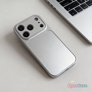Ốp Điện Mạ Bạc Tối Giản Sang Trọng Cho Redmi K90 Pro Max K80 K70E K70 K60E K60 K50 Ultra K50i K40S K40 Pro Plus Phong Cách Kinh Doanh Bảo Vệ Ống Kính Vỏ Mỏng