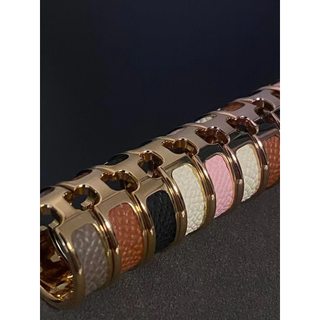 nhẫn đôi nam nữ nhẫn đôi Aijia Sản Phẩm Mới Da Lợn Mũi Da Hồng Vàng 18k Hợp Thời Trang Cặp Đôi Phiên Bản Rộng Nhẫn Tay Trang Sức