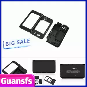 Guansfs Ốp Lưng thay thế cho 3DS LL Full Vỏ Vỏ Chi Tiết Sửa Chữa Thay Thế Hoàn Chỉnh Bộ XL Đen