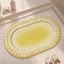 Thảm nhà tắm thấm nước nhanh khô 40x60 50x80cm chống trượt đáy cao su lót chân cửa phòng tắm toilet hình oval