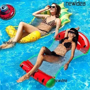 Thảm nổi bơm hơi NEWIDEA, Chất liệu PVC Võng nước cỡ đơn, Nệm khí bền bỉ Giường nổi bể bơi nhẹ có thể gập lại cho bữa tiệc bể bơi