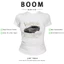 BOOM Áo Baby Tee Nữ Cotton Ôm Body-Áo Thun Ngắn Tay Y2K In Hình PhongCách Mùa Hè, Cổ Tròn Hàng Đầucách hàn quốc phong393