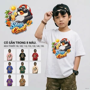 Áo thun trẻ em học sinh tiểu học Mềm mịn Mặc hằng ngày