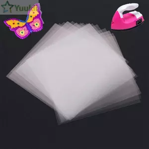 YUUKII 50 / 100 Chiếc DIY Puzzle Bean Giấy ủi đặc biệt, Phụ kiện đồ chơi Giấy nướng hạt Perler có thể tái sử dụng, Thảm sắt Máy hỗ trợ ủi thủ công Tấm ủi nâng cao