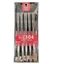 Đũa inox phong cách Hàn Quốc, mẫu mới, bộ 5 chiếc, chống bỏng và chống trượt, đũa inox 304