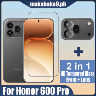Kính cường lực 2 trong 1 HD Bảo vệ màn hình cho Honor 600 Pro 5G 9D Phim bảo vệ + Phim ống kính máy ảnh