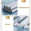 HL Quần Inox Móc Treo Ma Thuật Có Thể Gập Lại Quần Ra Để Tiết Kiệm Tủ Quần Áo Không Gian Thang Móc Treo Tủ Quần Áo Sắp Xếp LMWU